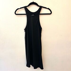 MICHI black activewear long line tank top size medium
